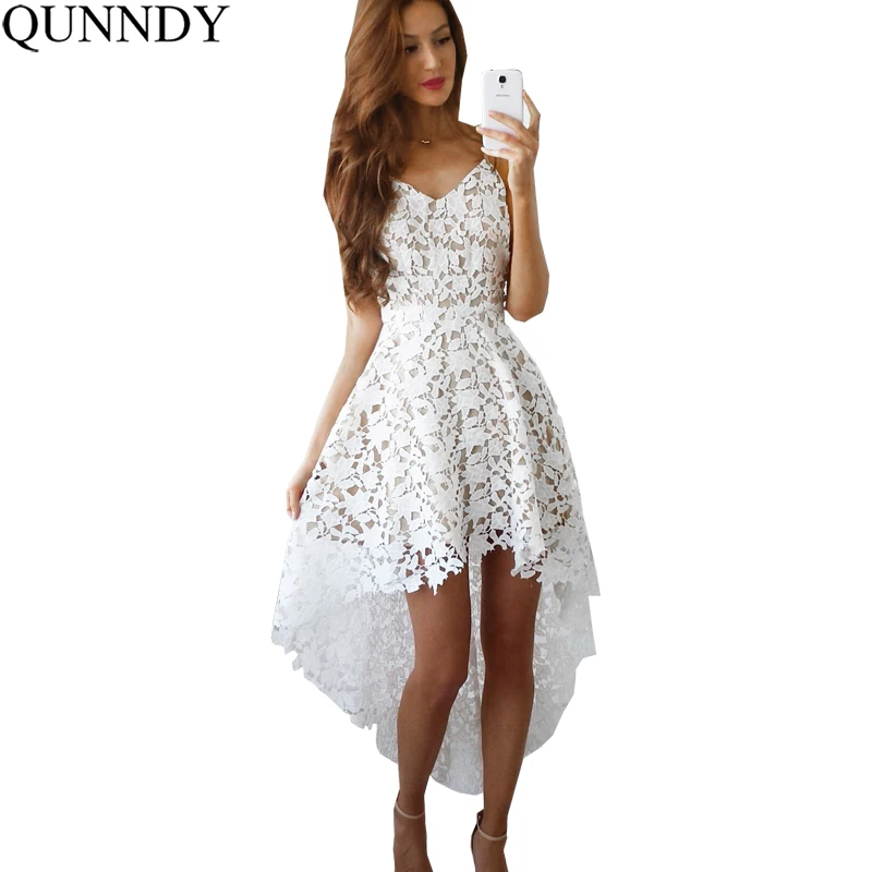 Qunndy Summer 2017 Vintage Crochet Lace Casual Party Dresses Women Sexy Deep V Sleeveless Backless Skater A Line Dress Vestidos
Qunndy Summer 2017 Vintage Crochet Lace Casual Party Dresses Women Sexy Deep V Sleeveless Backless Skater A Line Dress Vestidos
