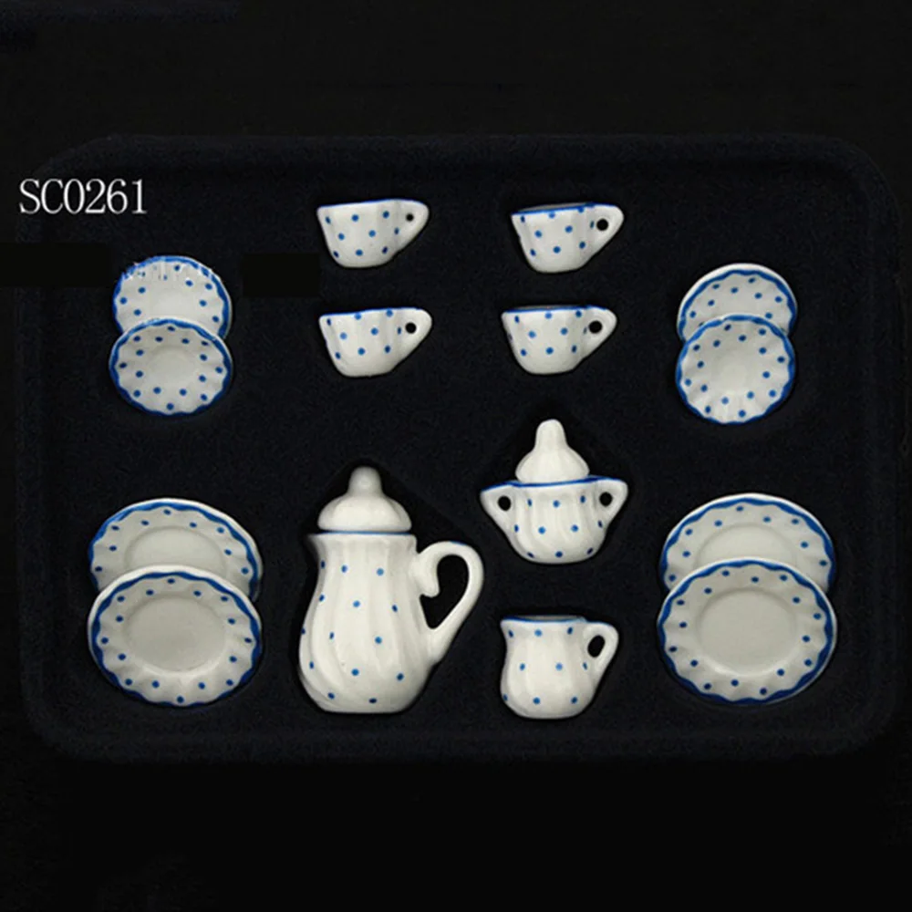 1/12 Dollhouse Miniature Accessories Mini Ceramics Tea Set Simulation Kettle Plate Cup Model Toys for Doll House Decoration
1/12 Dollhouse Miniature Accessories Mini Ceramics Tea Set Simulation Kettle Plate Cup Model Toys for Doll House Decoration