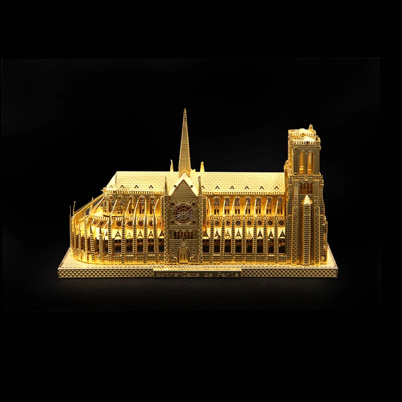 Microworld 3D Metal Puzzle K001 Notre Dame de Paris DIY Assembly Model Kit World Famous Architecture Cut Jigsaw Toy for Adult
Microworld 3D Metal Puzzle K001 Notre Dame de Paris DIY Assembly Model Kit World Famous Architecture Cut Jigsaw Toy for Adult