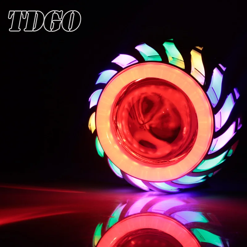 TDGO 2PCS 30W Motorcycle Headlight 1200Lm Motorbike Double Aperture Hot Wheel LED Moto Angel Eye Devil Spot Head Light Lamp DRL
TDGO 2PCS 30W Motorcycle Headlight 1200Lm Motorbike Double Aperture Hot Wheel LED Moto Angel Eye Devil Spot Head Light Lamp DRL