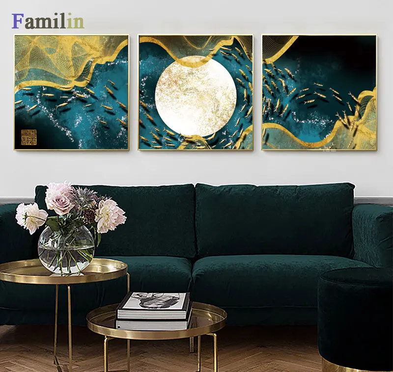 Abstract Moon Wall Art Canvas Painting Golden Mountain Birds Nordic Posters and Prints Wall Pictures for Living Room Home Decor
Abstract Moon Wall Art Canvas Painting Golden Mountain Birds Nordic Posters and Prints Wall Pictures for Living Room Home Decor
