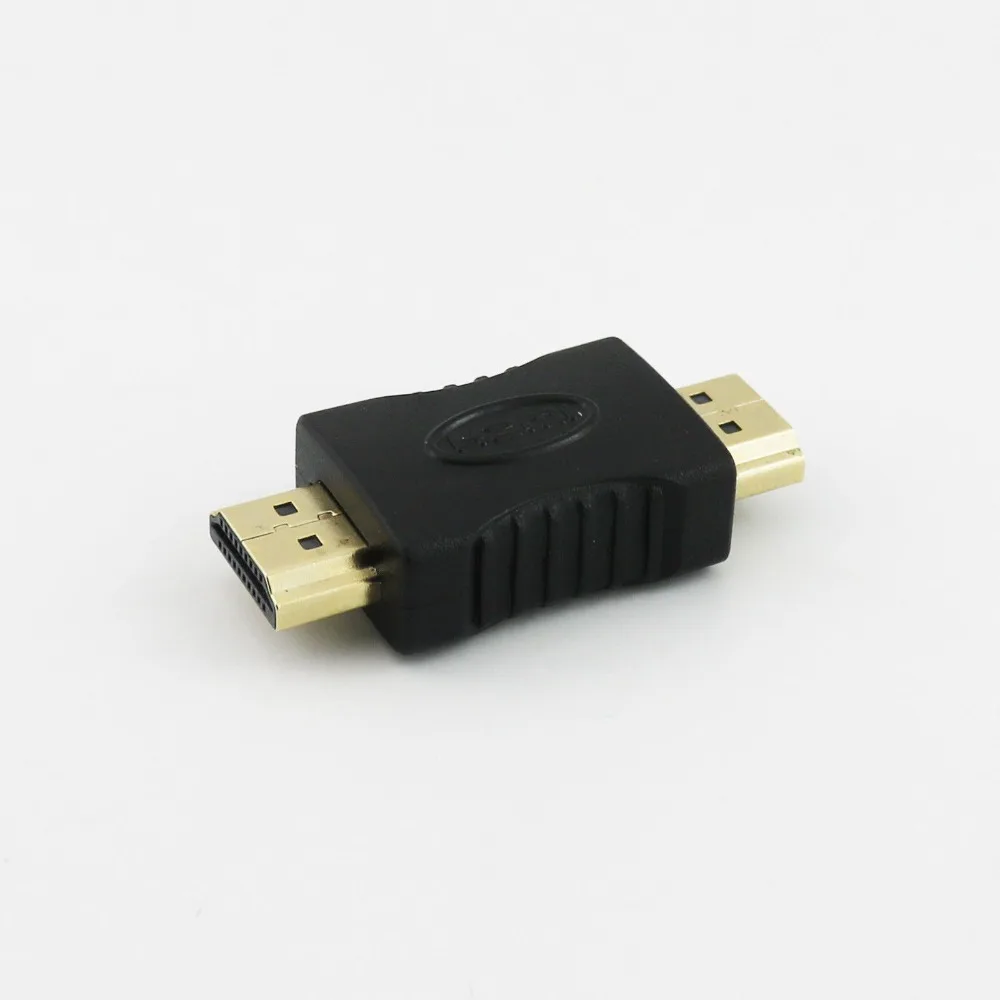 1x Gold Plated 1080P HDMI Male To HDMI Male M/M Plug Coupler Gender HDTV Extender Adapter Connector Black
1x Gold Plated 1080P HDMI Male To HDMI Male M/M Plug Coupler Gender HDTV Extender Adapter Connector Black