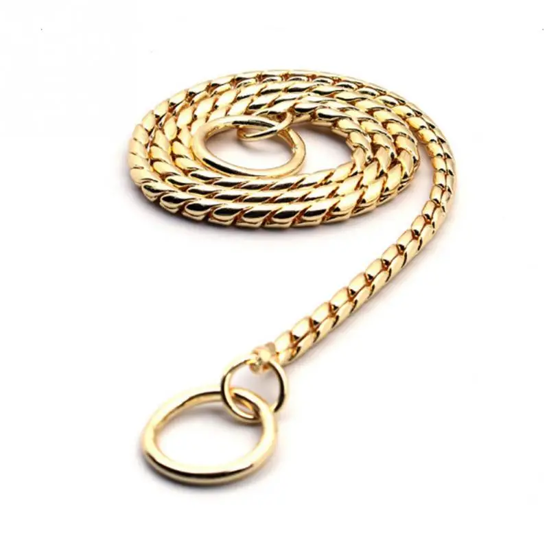 Snake Chain Dog Show Collar Heavy Metal Chain Dog Training Choke Collar Strong Chrome or Gold 3mm 4mm 5mm
Snake Chain Dog Show Collar Heavy Metal Chain Dog Training Choke Collar Strong Chrome or Gold 3mm 4mm 5mm