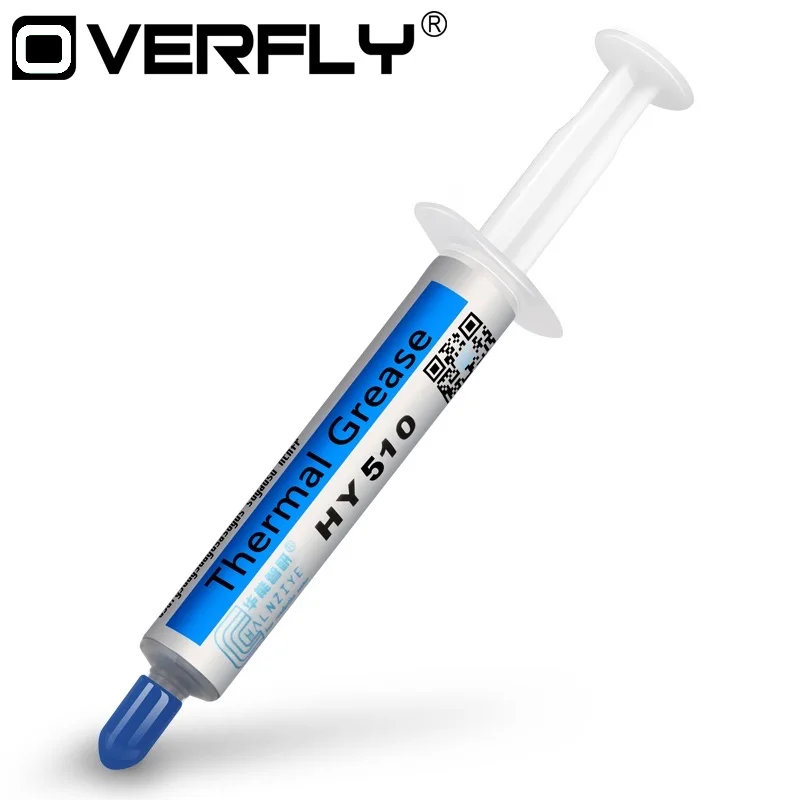 Overfly For HY510 5g Grey Thermal Conductive Grease Paste Compound Silicone For CPU Chipset Cooling Silicone Grease
Overfly For HY510 5g Grey Thermal Conductive Grease Paste Compound Silicone For CPU Chipset Cooling Silicone Grease