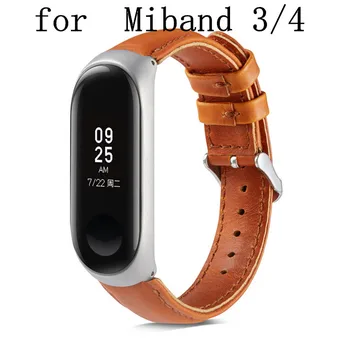 50pcs Leather Miband 3 4 Strap Smart Accessories for Xiaomi Mi Band 4 Strap Replacement Anti-Lost Sports Belt with Metal case
50pcs Leather Miband 3 4 Strap Smart Accessories for Xiaomi Mi Band 4 Strap Replacement Anti-Lost Sports Belt with Metal case