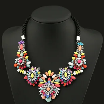 2016 Collier Femme Necklaces Pendant Black Statement Bijoux Crystal Jewelry Choker Vintage braided necklace fashion accessories
2016 Collier Femme Necklaces Pendant Black Statement Bijoux Crystal Jewelry Choker Vintage braided necklace fashion accessories