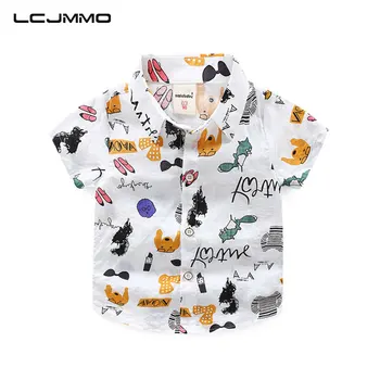 LCJMMO Boys Cartoon Print Shirt Summer High Quality Cotton Soft Short Sleeve Kids Baby Boy Shirt For Children Clothes 80-130cm
LCJMMO Boys Cartoon Print Shirt Summer High Quality Cotton Soft Short Sleeve Kids Baby Boy Shirt For Children Clothes 80-130cm