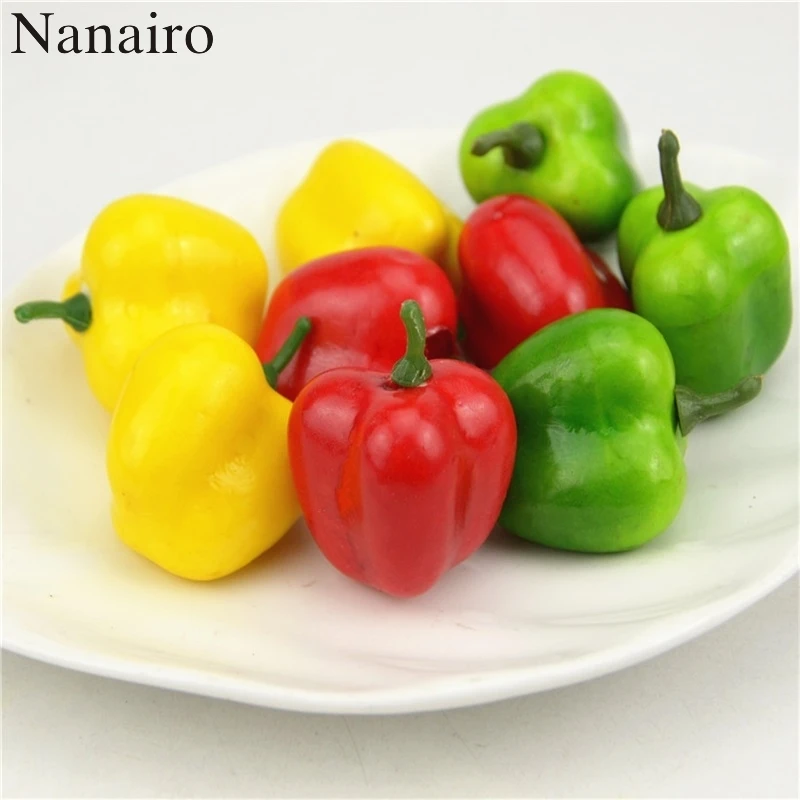 10 pcs 3.4cm Foam Chili Artificial Foam Plastic Vegetables Fake Artificial PE Fruit Model Party Kitchen Wedding Decoration
10 pcs 3.4cm Foam Chili Artificial Foam Plastic Vegetables Fake Artificial PE Fruit Model Party Kitchen Wedding Decoration