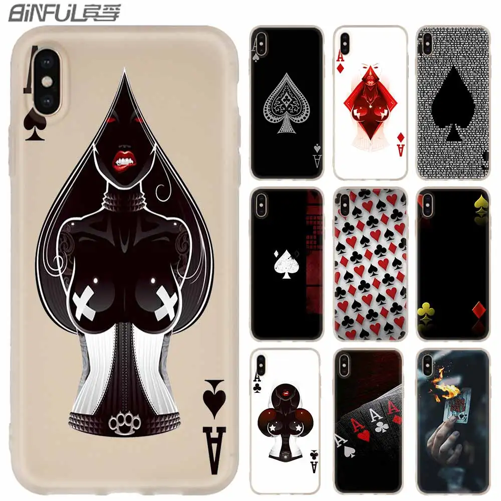 MLLSE Playing cards Phone Case FOR iPhone11 Pro X XS Max XR For iPhone 5 5S SE 6S 6 4 4S 7 8 Plus
MLLSE Playing cards Phone Case FOR iPhone11 Pro X XS Max XR For iPhone 5 5S SE 6S 6 4 4S 7 8 Plus