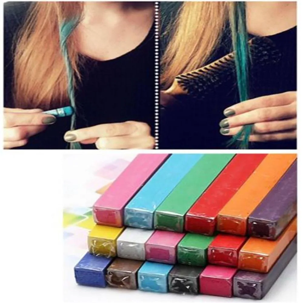 2017 Beauty 6 PCS Convenient Temporary Super Hair Dye Colorful Chalk Hair Color Alcohol-Free chalks Color send at random
2017 Beauty 6 PCS Convenient Temporary Super Hair Dye Colorful Chalk Hair Color Alcohol-Free chalks Color send at random