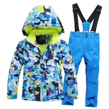 Children's Clothing kids clothes Winter Sports Suit for Girls Ski Jacket and Pants 2pcs Sets Boys Ski Sports Warm Suit Thicker 
Children's Clothing kids clothes Winter Sports Suit for Girls Ski Jacket and Pants 2pcs Sets Boys Ski Sports Warm Suit Thicker