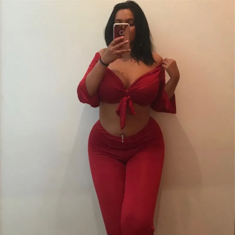 Women Two Piece Set Long Sleeve Crop Top Blouse+Long Pant High Waist Fashion Cotton Outfit Womens Clothes
Women Two Piece Set Long Sleeve Crop Top Blouse+Long Pant High Waist Fashion Cotton Outfit Womens Clothes
