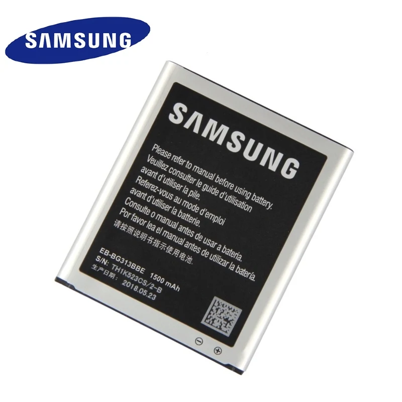 Samsung Original Battery EB-BG313BBE For Samsung Galaxy ACE4 Lite G313H S7272 s7898 S7562C G318H G313m J1 Mini Prime 1500mAh
Samsung Original Battery EB-BG313BBE For Samsung Galaxy ACE4 Lite G313H S7272 s7898 S7562C G318H G313m J1 Mini Prime 1500mAh