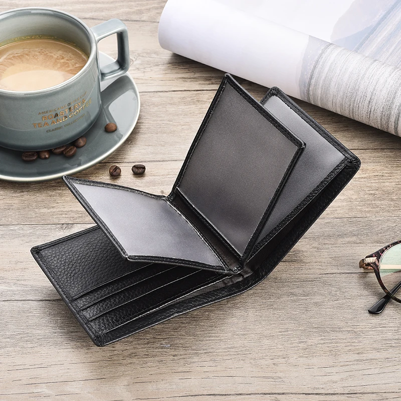 Genuine Leather Drivers License Card Holder Wallet (23)