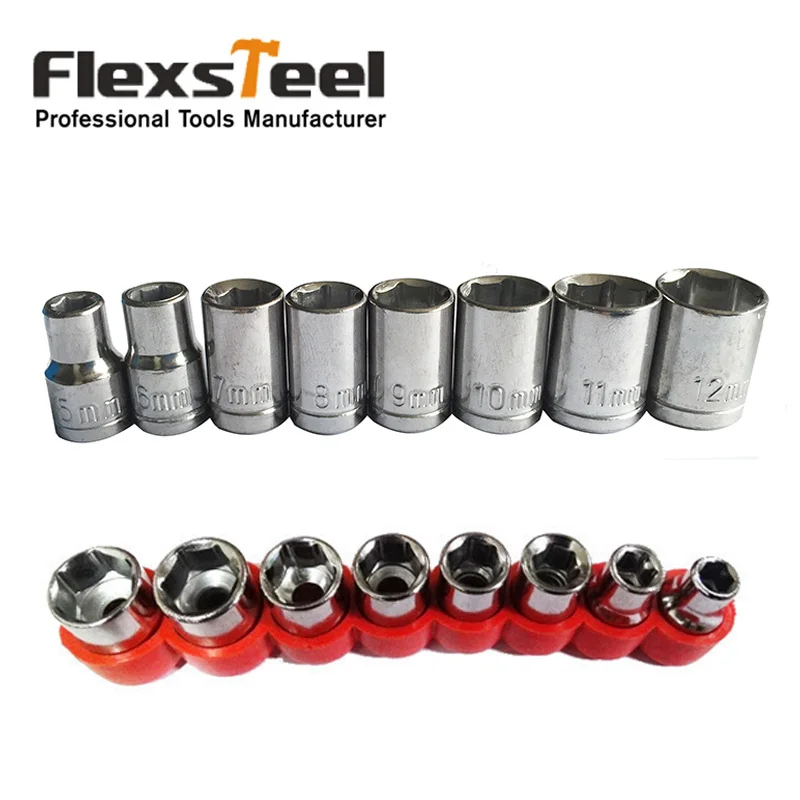 8 Pieces 5-12MM Metric Combination Drive Socket Set CRV Mirror Finished for Home Auto Car Repair Tools
8 Pieces 5-12MM Metric Combination Drive Socket Set CRV Mirror Finished for Home Auto Car Repair Tools