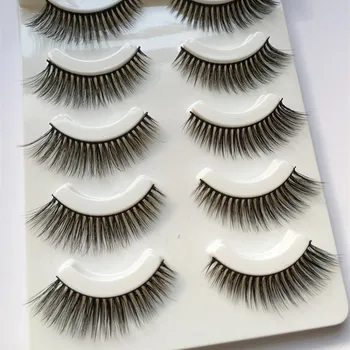 5 pairs Make-up Natural Eye Lashes Handmade Cross 3d Thick False Eyelashes Soft Curl Sexy Long Fake Eyelashes-021
5 pairs Make-up Natural Eye Lashes Handmade Cross 3d Thick False Eyelashes Soft Curl Sexy Long Fake Eyelashes-021