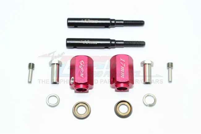 GPM Harden Steel Extended Length Front or Rear Stub Axle +17mm Hex for 1/10 Traxxas Trx-4
GPM Harden Steel Extended Length Front or Rear Stub Axle +17mm Hex for 1/10 Traxxas Trx-4