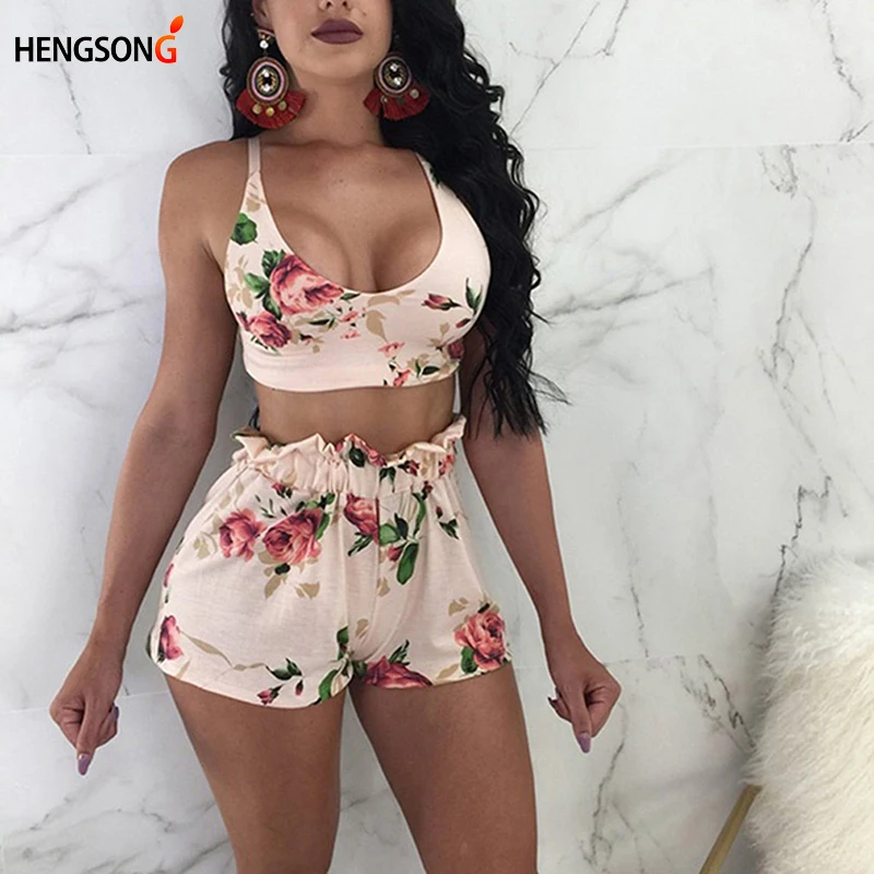 Fashion Flowers Print Women Set Floral Bras Shorts Two Piece Set Women's Suit Summer Beach Set Beachwear 2 Piece Set Women
Fashion Flowers Print Women Set Floral Bras Shorts Two Piece Set Women's Suit Summer Beach Set Beachwear 2 Piece Set Women