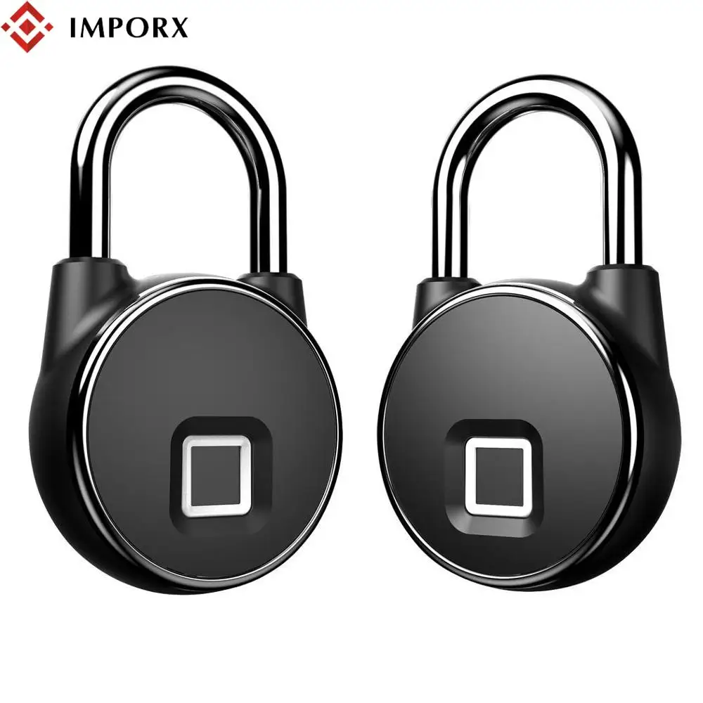 IMPORX USB Rechargeable Smart Keyless Fingerprint Lock Waterproof Anti-Theft Security Padlock Door Luggage Case Electronic Lock
IMPORX USB Rechargeable Smart Keyless Fingerprint Lock Waterproof Anti-Theft Security Padlock Door Luggage Case Electronic Lock