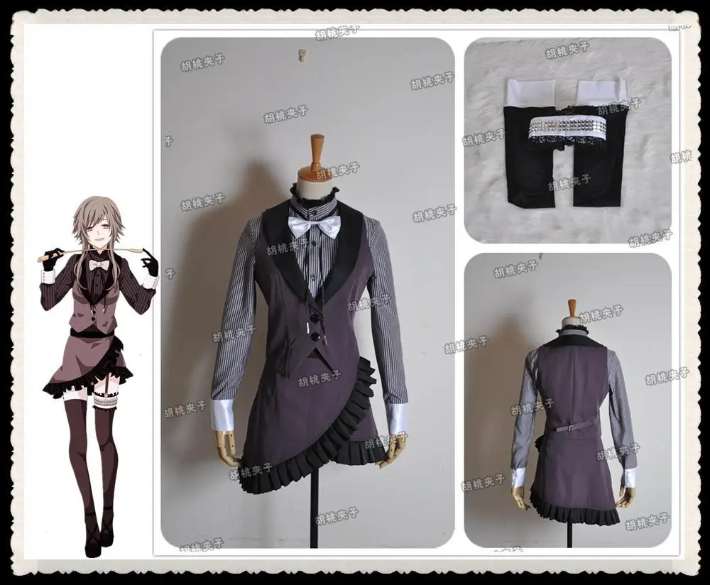 Free shipping! Vocaloid Cosplay GUMI Deadline Circus COS Costume Women's Uniforms Lolita Halloween Christmas Party Cosplay
Free shipping! Vocaloid Cosplay GUMI Deadline Circus COS Costume Women's Uniforms Lolita Halloween Christmas Party Cosplay