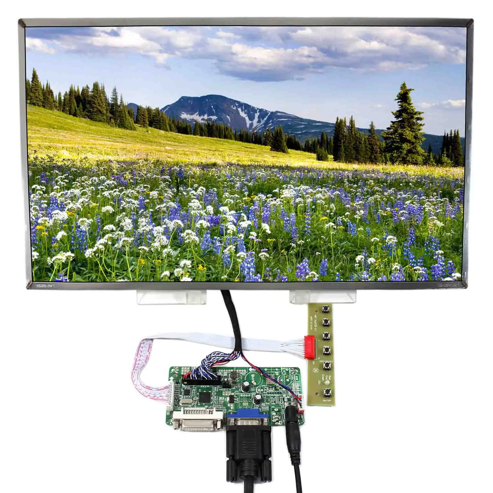 17.3inch 1920x1080 HSD173PUW1 N173HGE B173HW01 LCD Screen+DVI VGA LCD Controller Board RT2281
17.3inch 1920x1080 HSD173PUW1 N173HGE B173HW01 LCD Screen+DVI VGA LCD Controller Board RT2281