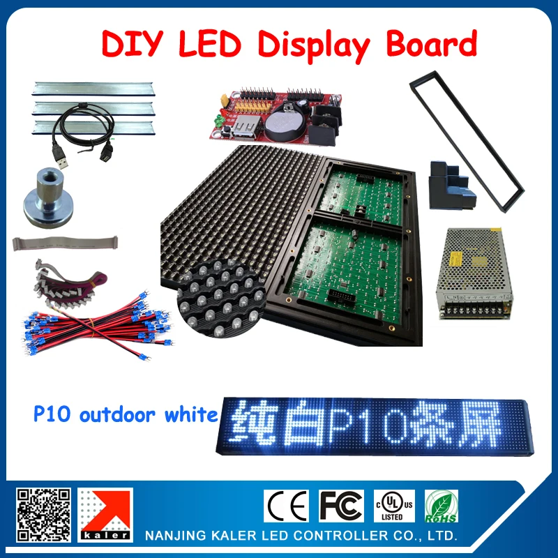 Free Shipping P10mm white LED Display Screen with led display modules led display controller magnets data cable 24*72cm led sign
Free Shipping P10mm white LED Display Screen with led display modules led display controller magnets data cable 24*72cm led sign