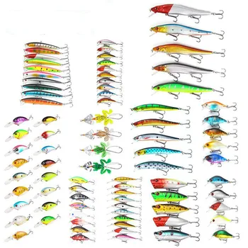 86pcs/set Wobbler Suspend Jerkbait Fishing Lure Plastic Minnow Bass Pike Artificial Hard Bait Tackle Different Size
86pcs/set Wobbler Suspend Jerkbait Fishing Lure Plastic Minnow Bass Pike Artificial Hard Bait Tackle Different Size