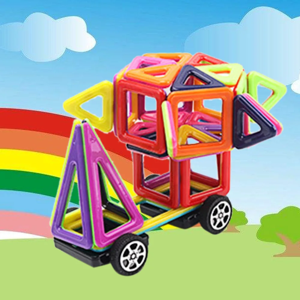 64PCS Triangle Square Wheel Rectangular Magnetic Stacking Building Blocks Parts Magnet Jigsaw Bricks Model Toy with Storage Box
64PCS Triangle Square Wheel Rectangular Magnetic Stacking Building Blocks Parts Magnet Jigsaw Bricks Model Toy with Storage Box