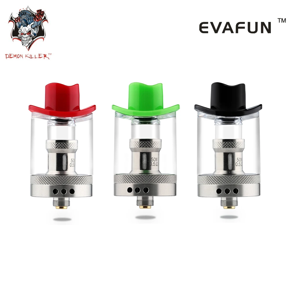 Original Demon Killer Magic Hat Atomizer 5.0ML Electronic Cigarette Tank Fit 510 Thread Ecigarette Box Mod Vape Pen Starter Kit
Original Demon Killer Magic Hat Atomizer 5.0ML Electronic Cigarette Tank Fit 510 Thread Ecigarette Box Mod Vape Pen Starter Kit