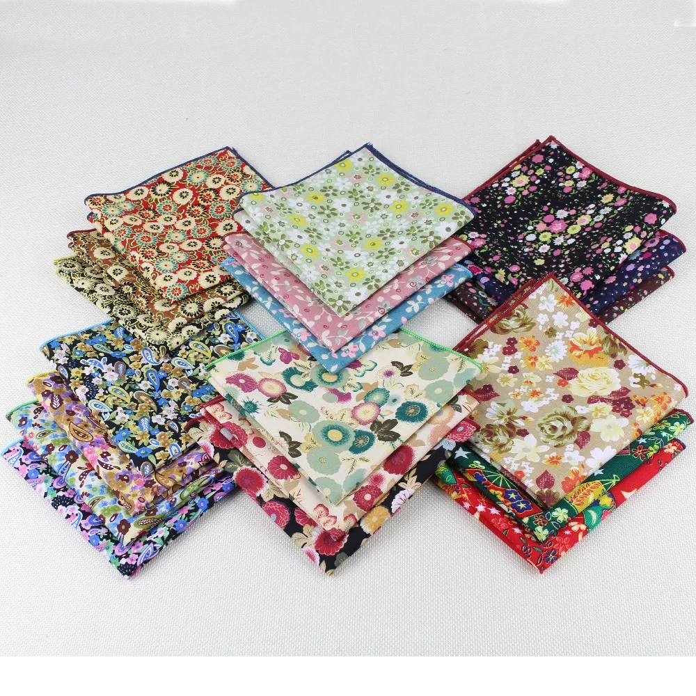 High Quality Hankerchief Scarves Vintage Cotton Hankies Men's Pocket Square Handkerchiefs Rose Flower 25*25cm
High Quality Hankerchief Scarves Vintage Cotton Hankies Men's Pocket Square Handkerchiefs Rose Flower 25*25cm