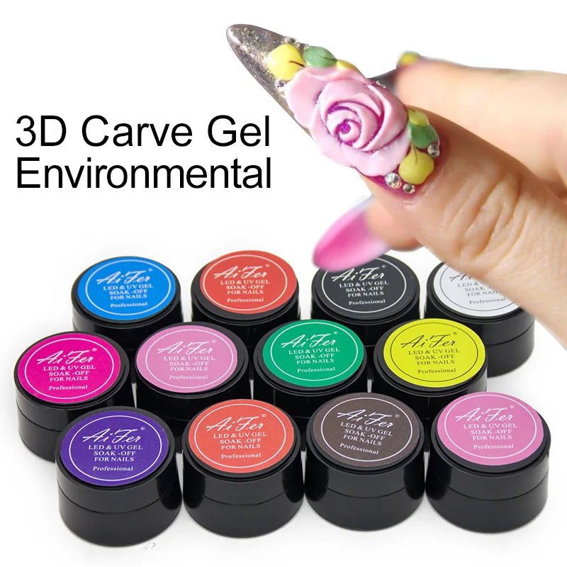 Saviland 1pcs UV/LED Glitter Sculpture Carved Glue Nail Gel Modelling Decor 2016 New Fashion 12 Colors Nail Polish
Saviland 1pcs UV/LED Glitter Sculpture Carved Glue Nail Gel Modelling Decor 2016 New Fashion 12 Colors Nail Polish