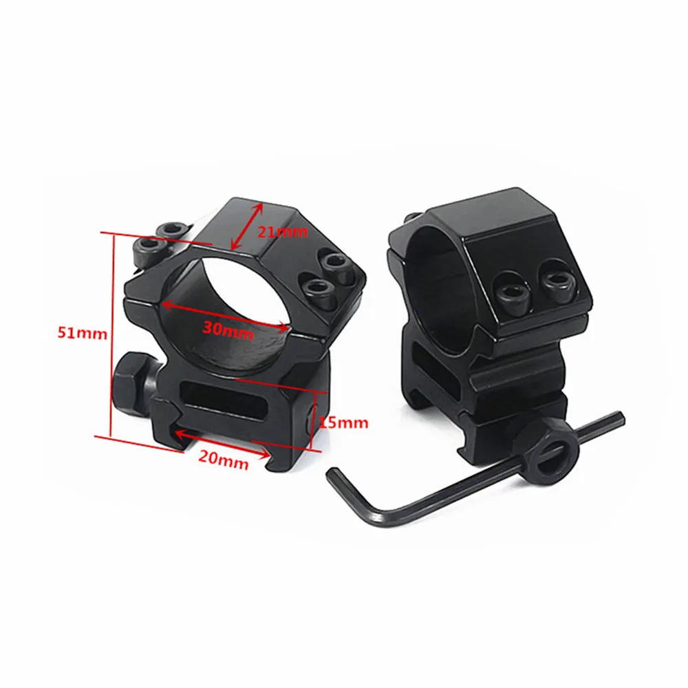 FIRECLUB 2PCS 30mm Hunt Riflescope mount ring 20MM dovetail rail high profile Low Profile for rifle scope
FIRECLUB 2PCS 30mm Hunt Riflescope mount ring 20MM dovetail rail high profile Low Profile for rifle scope
