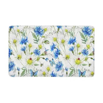 Summer Watercolor Ladybug Butterfly on Floral Daisy Flowers Anti-slip Door Mat Home Decor Personalized Indoor Entrance Doormat
Summer Watercolor Ladybug Butterfly on Floral Daisy Flowers Anti-slip Door Mat Home Decor Personalized Indoor Entrance Doormat
