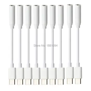 SZAICHGSI white Audio Adapter Male Type-C to 3.5mm Jack Female Audio AUX Cable Covertor For Huawei Honor Note 8 wholesale 100pcs 
SZAICHGSI white Audio Adapter Male Type-C to 3.5mm Jack Female Audio AUX Cable Covertor For Huawei Honor Note 8 wholesale 100pcs
