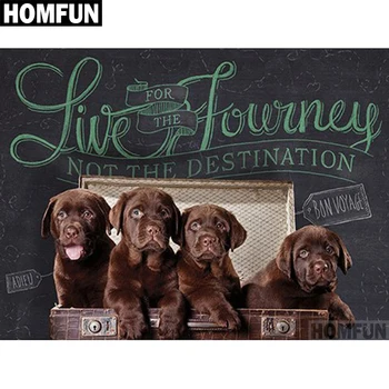 HOMFUN Full Square/Round Drill 5D DIY Diamond Painting "four dog brother" 3D Embroidery Cross Stitch 5D Decor Gift A00519
HOMFUN Full Square/Round Drill 5D DIY Diamond Painting "four dog brother" 3D Embroidery Cross Stitch 5D Decor Gift A00519