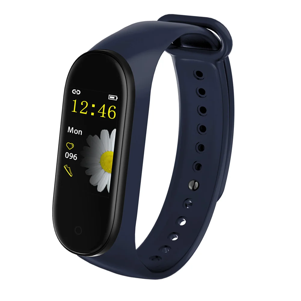 M4 Silicone Alarm Clock Colorful Touch Screen Waterproof Smart Bracelet Pedometer Heart Rate Gift Bluetooth Sports Wristband
M4 Silicone Alarm Clock Colorful Touch Screen Waterproof Smart Bracelet Pedometer Heart Rate Gift Bluetooth Sports Wristband