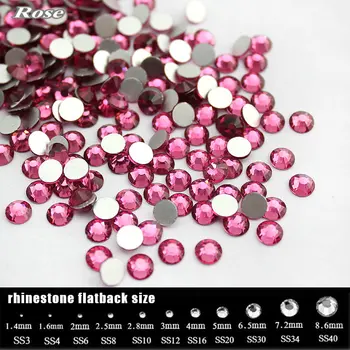 SS3-SS34 Rose Color rhinestone for Nail Art,(288-1440pcs)/pack Flat back Non Hotfix Glue on Nail Art Rhinestones,Boutique
SS3-SS34 Rose Color rhinestone for Nail Art,(288-1440pcs)/pack Flat back Non Hotfix Glue on Nail Art Rhinestones,Boutique