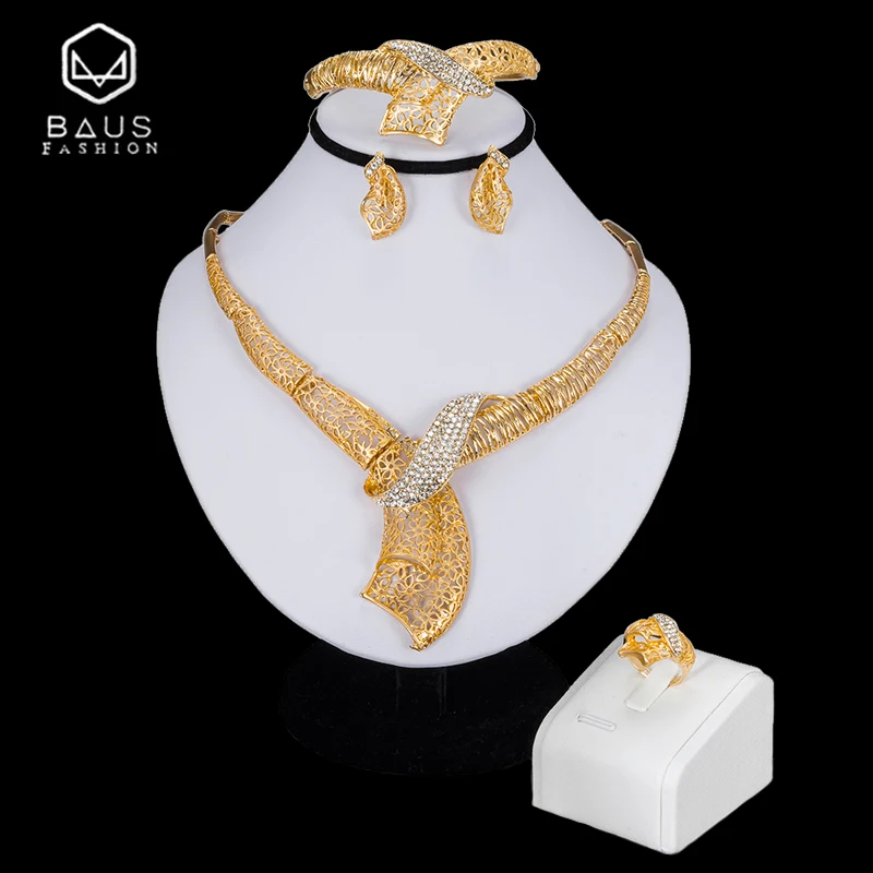 BAUS indian jewelry Dubai Gold-color Jewelry Sets Costume Design Nigerian Wedding Jewelry Set Fashion African Beads Jewelry Sets
BAUS indian jewelry Dubai Gold-color Jewelry Sets Costume Design Nigerian Wedding Jewelry Set Fashion African Beads Jewelry Sets