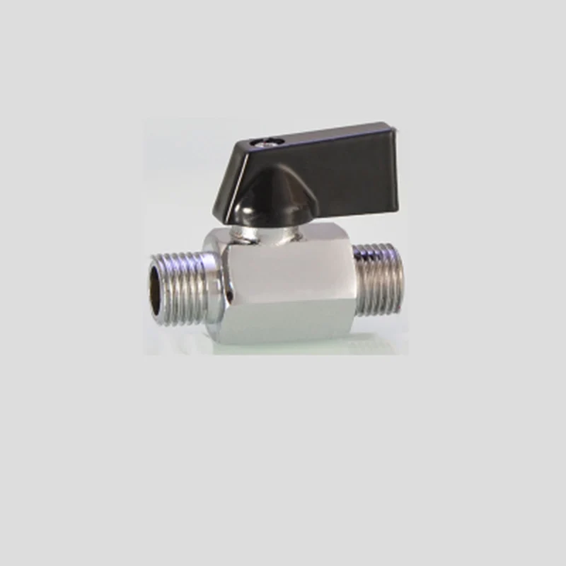 1/4" BSP Male x 1/4" BSP Male Thread Two Way Brass Mini Ball Valve Air Compressor Valve For Water Oil Air
1/4" BSP Male x 1/4" BSP Male Thread Two Way Brass Mini Ball Valve Air Compressor Valve For Water Oil Air