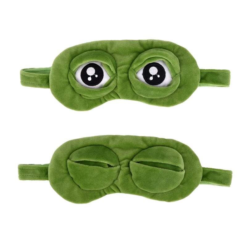 3D Eyeshade Sad Frog Eye Cover Cartoon Sleep Mask Rest Relax Sleeping Aid Blindfold EyeCover Patch Health Care Eyeshade P46
3D Eyeshade Sad Frog Eye Cover Cartoon Sleep Mask Rest Relax Sleeping Aid Blindfold EyeCover Patch Health Care Eyeshade P46