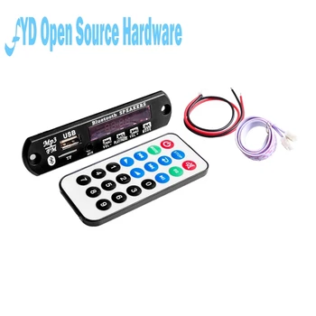 DIY 12v Bluetooth MP3 Decoding Board Module Wav+wma+mp3 SD Card Slot / USB / FM / Remote Decoding Board Module M011
DIY 12v Bluetooth MP3 Decoding Board Module Wav+wma+mp3 SD Card Slot / USB / FM / Remote Decoding Board Module M011
