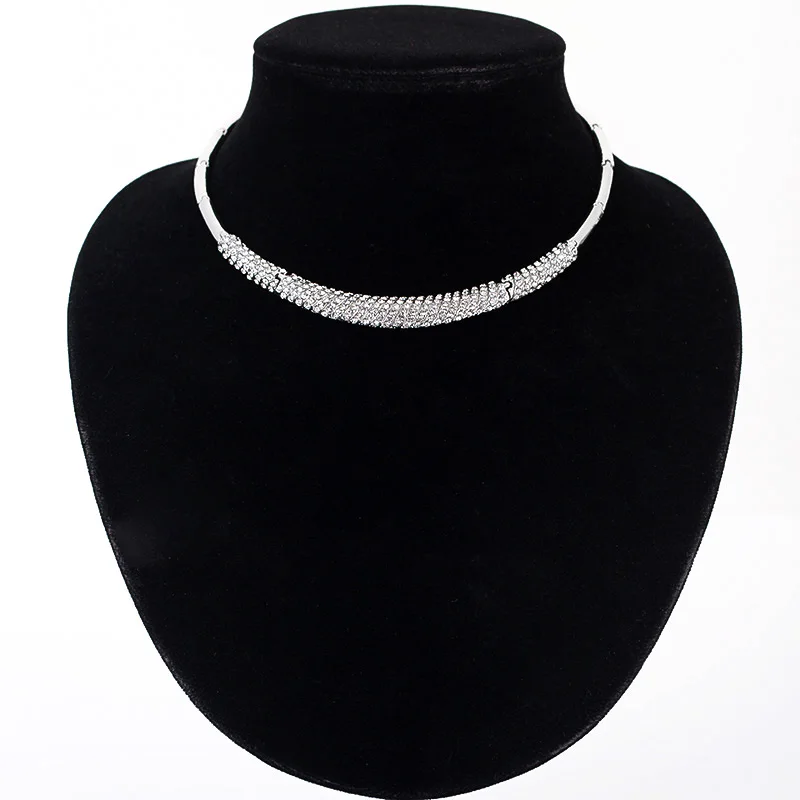 Rhinestones gold/silver color women collar necklace zinc alloy fashion jewelry ladies chain necklaces collier femme MDJB280
Rhinestones gold/silver color women collar necklace zinc alloy fashion jewelry ladies chain necklaces collier femme MDJB280