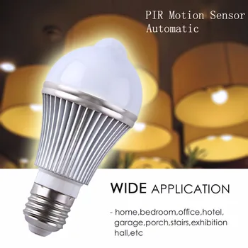 5w Light Control Motion Sensor LED Bulb & LED Auto PIR Motion Sensor Light Bulb E27 Led Bulb Smart PIR Infrared Body Sound Lamp
5w Light Control Motion Sensor LED Bulb & LED Auto PIR Motion Sensor Light Bulb E27 Led Bulb Smart PIR Infrared Body Sound Lamp