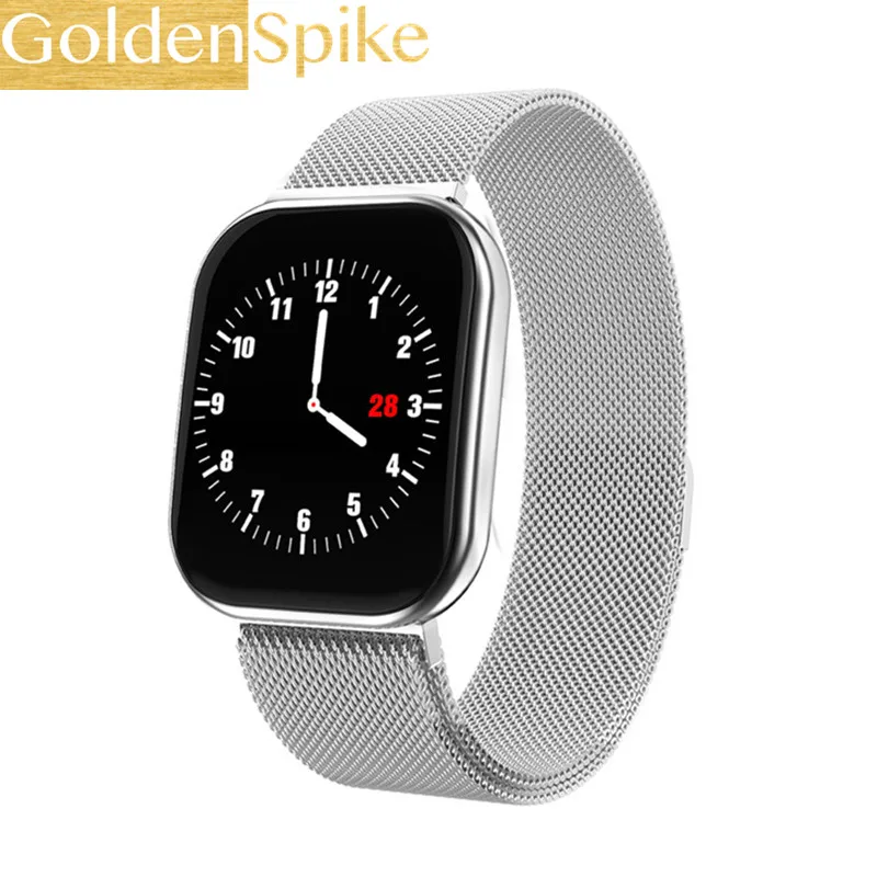 

GOLDENSPIKE X16 Smart Watch 1.3 inch Smartwatch man women Fashion Fitness Tracker Heart Rate monitor PK Q8 Q3 P68 P70 S226 Q9 A1