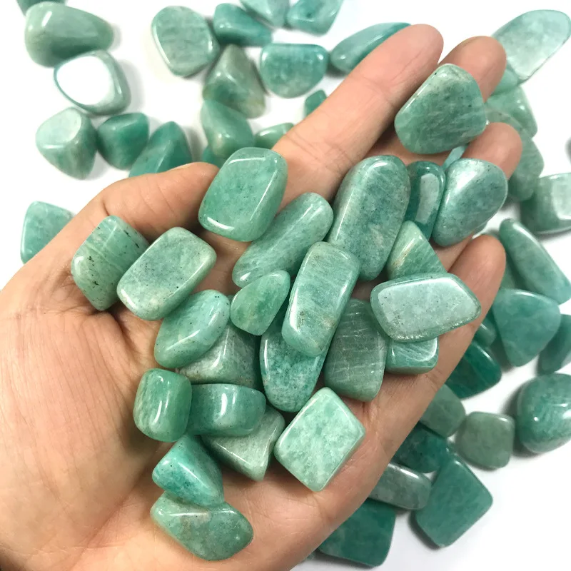 50g High Quality Amazonite Stone Gem Freeform Tumbled Feng Shui Natural Stones Home Decoration
50g High Quality Amazonite Stone Gem Freeform Tumbled Feng Shui Natural Stones Home Decoration