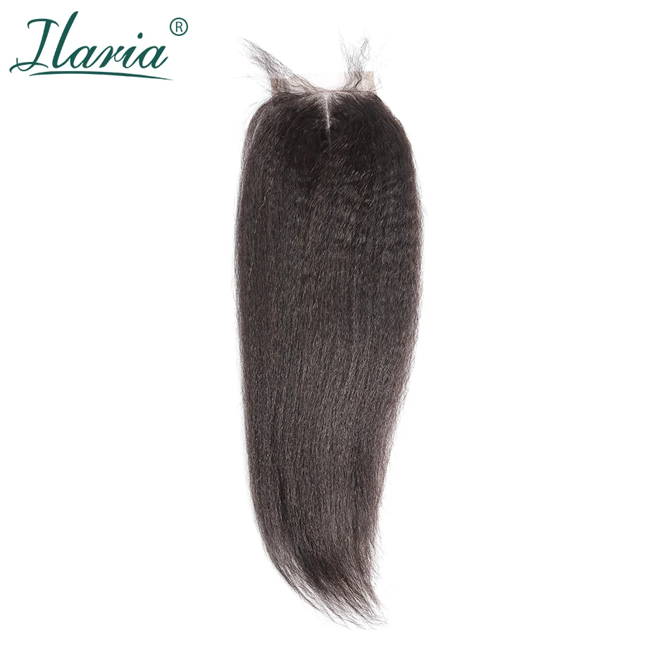 ILARIA HAIR Brazilian Kinky Straight Lace Closure With Baby Hair 4x4 100% Human Hair Top Closure Middle Part Free Part 3 Part
ILARIA HAIR Brazilian Kinky Straight Lace Closure With Baby Hair 4x4 100% Human Hair Top Closure Middle Part Free Part 3 Part