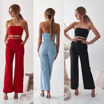 Catsuit Top Real Polyester Regular Solid Women's Jumpsuit 2019 Summer Sexy Wrapped Chest Hollow Backless Women Bodysuit
Catsuit Top Real Polyester Regular Solid Women's Jumpsuit 2019 Summer Sexy Wrapped Chest Hollow Backless Women Bodysuit