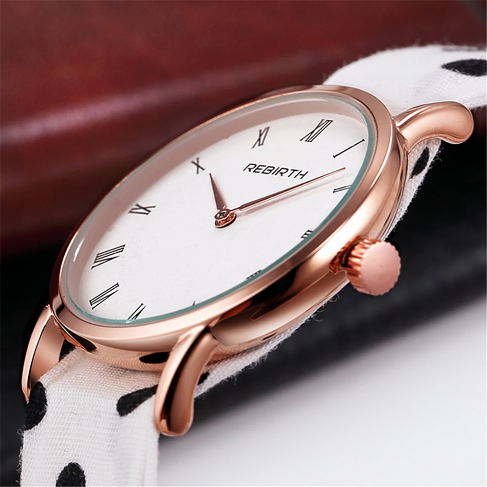 Rebirth Ladies Watches Top Brand Luxury Women Fashion Fabric Strap Bracelet Casual Clock Gift Girls Dress Quartz Wristwatch
Rebirth Ladies Watches Top Brand Luxury Women Fashion Fabric Strap Bracelet Casual Clock Gift Girls Dress Quartz Wristwatch