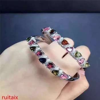 KJJEAXCMY fine jewelry s925 silver natural tourmaline diamond bracelet inlaid with jewelry.
KJJEAXCMY fine jewelry s925 silver natural tourmaline diamond bracelet inlaid with jewelry.