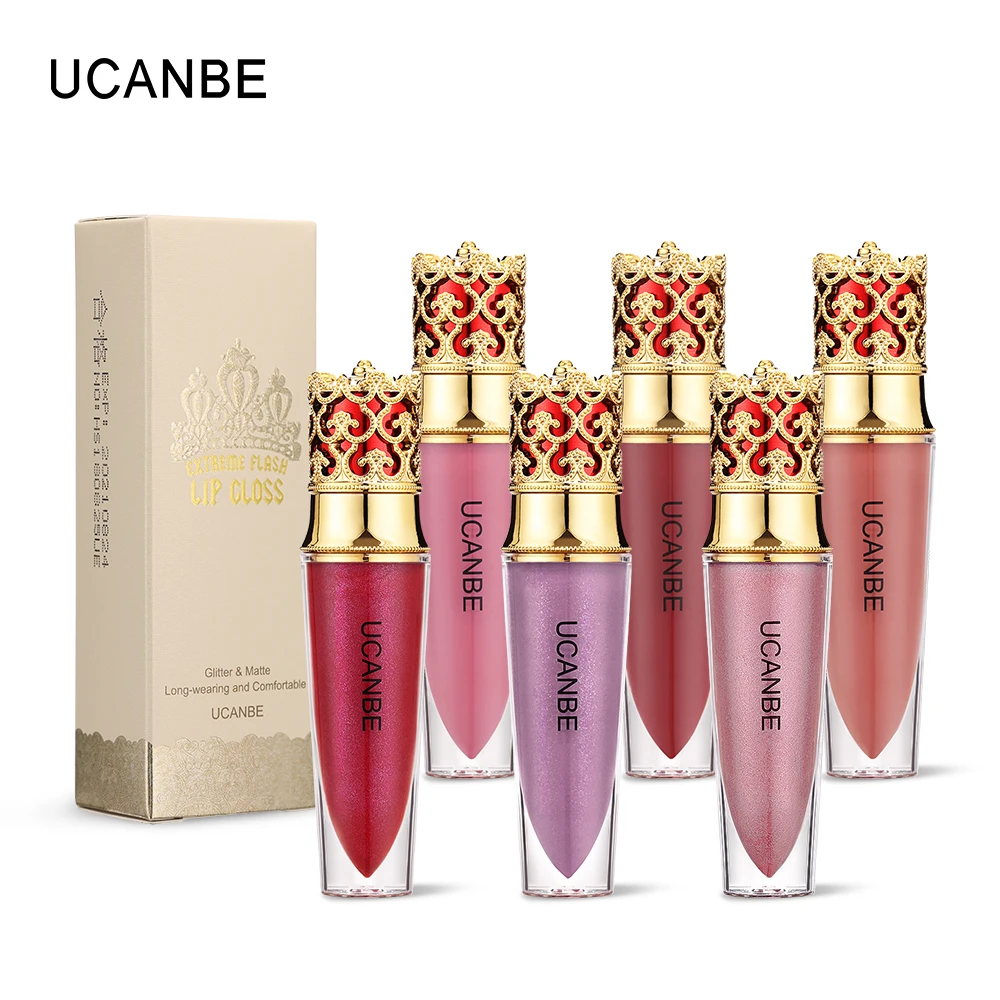 UCANBE Brand Crown Velvet Lip Gloss Shimmer Matte Creamy Liquid Lipstick Waterproof Long Lasting Lipgloss Makeup Nude Cosmetics
UCANBE Brand Crown Velvet Lip Gloss Shimmer Matte Creamy Liquid Lipstick Waterproof Long Lasting Lipgloss Makeup Nude Cosmetics